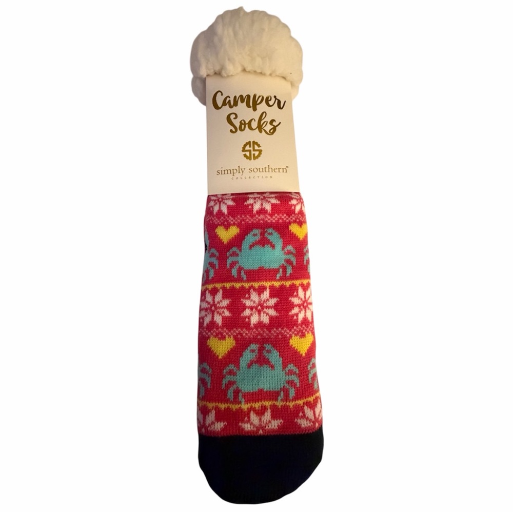 NWT Pink, Blue & Yellow Camper Socks